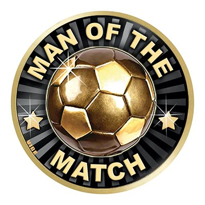 Man Of The Match Centre 25mm