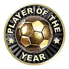 Player Of The Year Centre 25mm Player Of The Year Centre 25mm