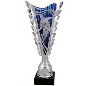 Fuego Blue & Silver Football Cup 32cm