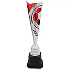 Annual Kiln Red & Silver Football Cup 44cm