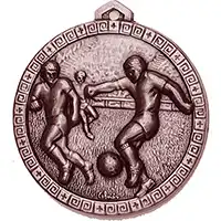 Bronze Winger Football Medals 38mm