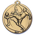 Bronze Skill football medal 56mm