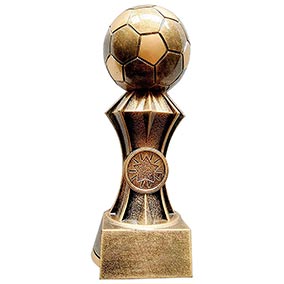 Two Tone Gold Football Trophy 200mm
