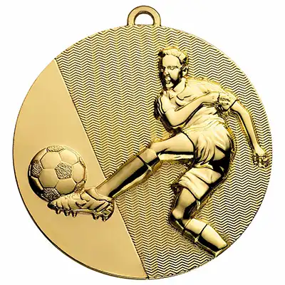 Gold Striker and Ball Medal 50mm