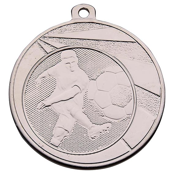Striker and Ball Medal Silver 50mm