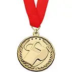 Gold Football Referee Medal 50mm Gold Football Referee Medal 50mm