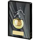 Smoke Glass Goal Slide Award 15cm Smoke Glass Goal Slide Award 15cm