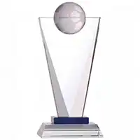 Pinnacle Glass Football Award 24cm
