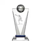 Pinnacle 3D Footballer Glass Award 20.5cm