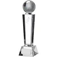 Glass 3D Footballer Award 26.5cm