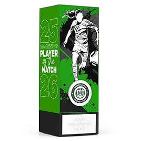 Green Female Opposition Player of the Match 17cm