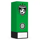 Green Geo Football Shield Trophy 17cm