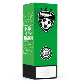 Green Geo Icon Man of the Match 17cm