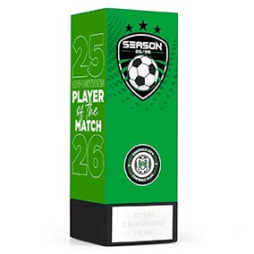 Green Shield Opposition Player of the Match17cm