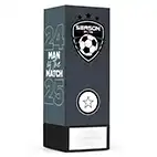Grey Geo Icon Man of the Match 17cm