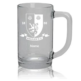 Hallam FC Glass Tankard