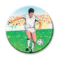 White Shirt Football Centre 25mm * White Shirt Football Centre 25mm *