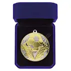 Premiership Football Medal in Case