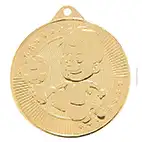 Little Champion Football Medal Gold 45mm Little Champion Football Medal Gold 45mm
