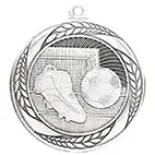 Typhoon Football Medal Silver 55mm