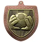 75mm Cobra Goalkeeper Medal Bronze 75mm Cobra Goalkeeper Medal Bronze
