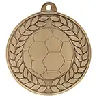 50mm Aviator Football Medal Gold