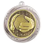 Silver Super Star Goalkeeper Medal 60mm
