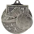 Boot & Ball Power Strike Silver Medal 50mm
