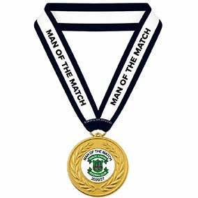 Black Man Of The Match Ribbon 25mm