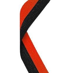 Black Orange Ribbon