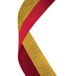 Red Gold Ribbon