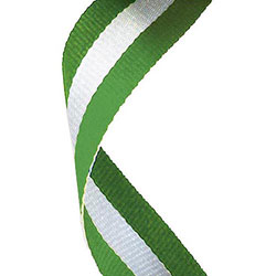 Green White Green Ribbon