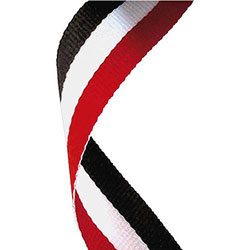 Red White Black Ribbon