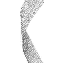 Silver Glitter Ribbon