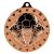 Boot & Ball Cascade Stars Bronze Medal 50mm - view 1