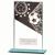 Mustang Black Glass Football Plaque 140mm - view 1