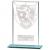 Millenium Boot Ball Glass Award 140mm - view 1