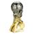 Trailblazer Gunmetal Gold Female Footballer 160mm - view 1