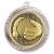 Silver Super Star Goalkeeper Medal 60mm - view 1