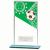 Mustang Green Glass Football Plaque 160mm - view 1