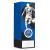 Blue Geo Male Footballer Trophy 17cm - view 1