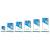 Mustang Blue Glass Football Plaque 140mm - view 2
