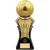 Strike Force Bright Gold Football Trophy 25cm - view 1