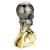 Trailblazer Gunmetal Gold Male Footballer 160mm - view 1