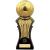Strike Force Bright Gold Football Trophy 22cm - view 1