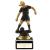 Cyclone Female Footballer Black & Gold 160mm - view 1