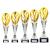 Supreme Plastic Cup Silver & Gold 330mm - view 2