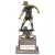 Cyclone Female Footballer Silver & Gold 180mm - view 1