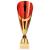 Rising Stars Deluxe Plastic Lazer Cup Gold & Red 315mm - view 1