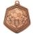 65mm Falcon Football Medal Bronze - view 1
